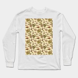 Vintage map pattern Long Sleeve T-Shirt